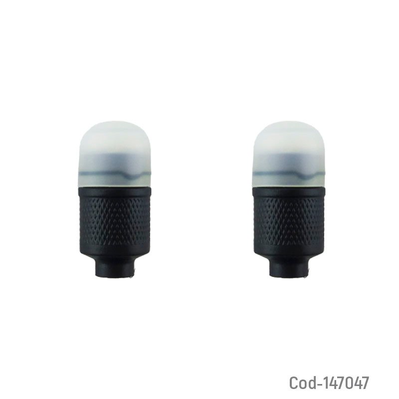 Tapa valvula con luz modelo aqy-0119 marca nqy para auto o moto. - pack de 20 unidades mayorista — imagen 4