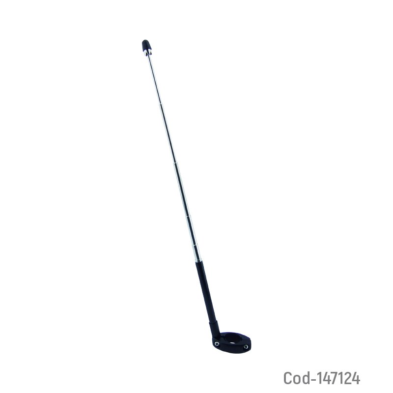 Antena para moto corta hilo curado negra marca pro-biker modelo black edition - pack de 10 unidades mayorista — imagen 2
