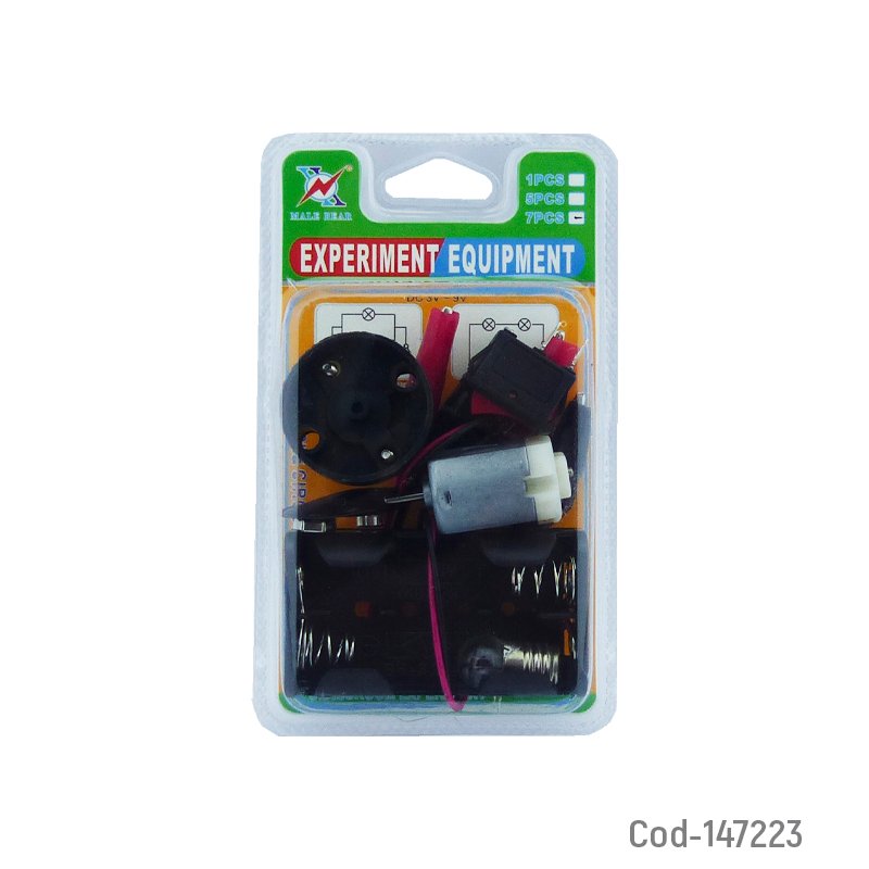 Kit electrico escolar de 7 piezas marca male bear - pack de 10 unidades mayorista — imagen 3