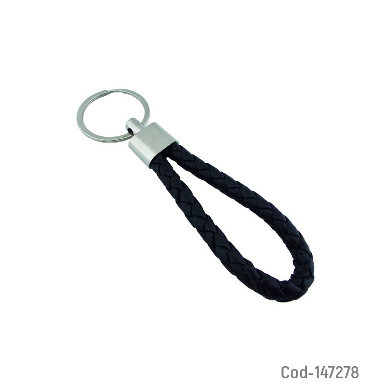Llavero de cuero tranzado set x 12 piezas - pack de 10 unidades mayorista — imagen 3