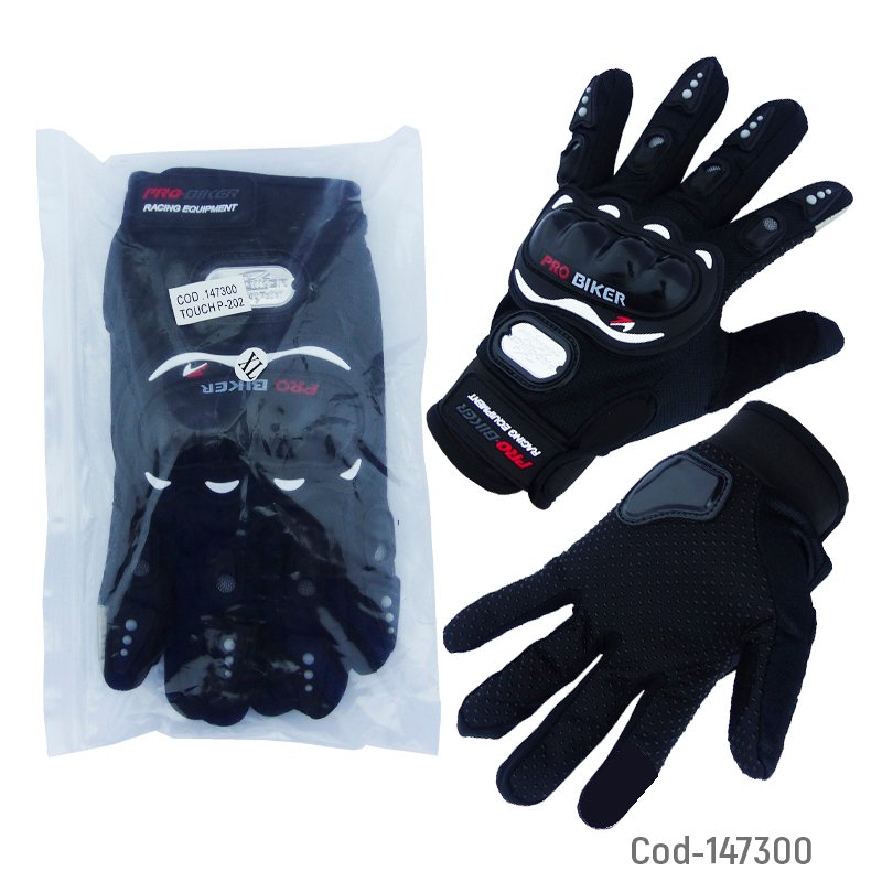 Guante para moto probiker touch modelo p-202 con proteccion. mayorista — imagen 2