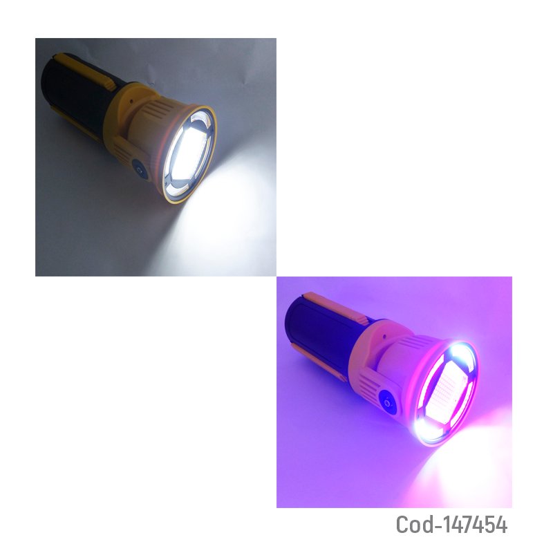Linterna de 161 led mas 1 led cob con foco direccional, baliza y tripode, modelo w5164-2 mayorista — imagen 4