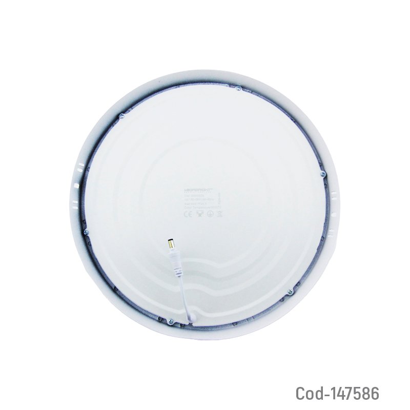 Foco led panel sobrepuesto de 25 watt marca megabrigth redondo. mayorista — imagen 2