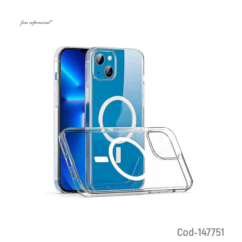 Carcasa Funda Para Iphone 14 De Silicona Transparente Con Magsafe - Pack de 10 unidades 15 cm x 7.7 cm x 1.1 cm por mayor en Chile