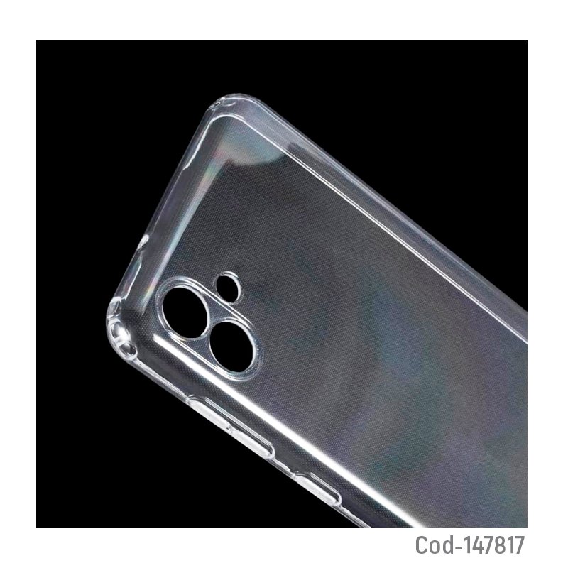 Carcasa funda para samsung a04 4g antigolpes de silicona transparente marca new - pack de 20 unidades mayorista — imagen 2
