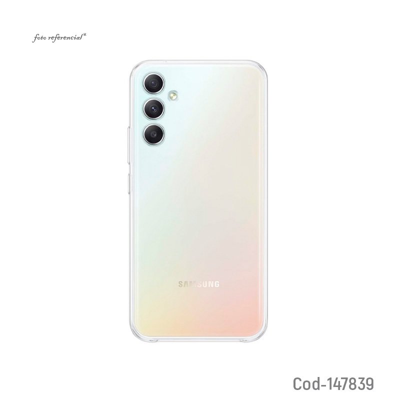 Carcasa funda para samsung a34 5g antigolpes de silicona transparente marca new - pack de 20 unidades mayorista — imagen 2