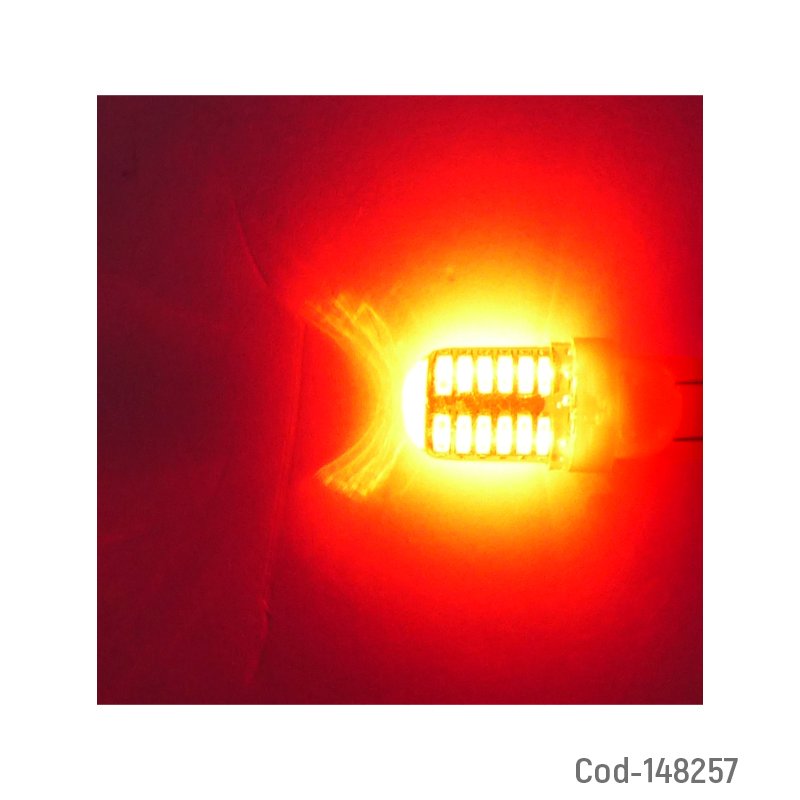 Luz rojo x 24 led 3014 cola de pescado 12 volt - pack de 20 unidades mayorista — imagen 2