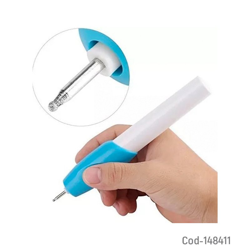 Lapiz grabador tallador de vidrio, madera, metal o plastico a pila. - pack de 10 unidades mayorista — imagen 3