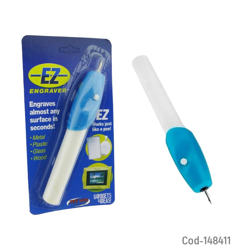 Lapiz grabador tallador de vidrio, madera, metal o plastico a pila. - pack de 10 unidades mayorista — imagen 4