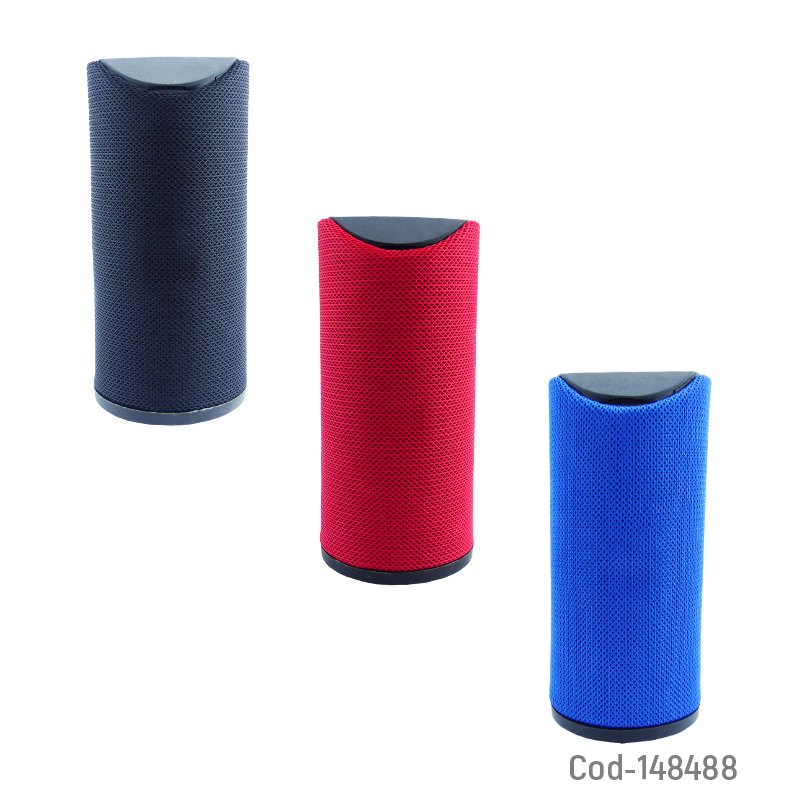 Parlante recargable bluetooth cubierta de tela modelo ar22/113, conexion usb, tf y aux. mayorista — imagen 3