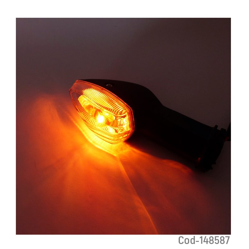 Luz intermitente para moto compatible con suzuki gixxer 150 naked/ sf ovalada mayorista — imagen 2