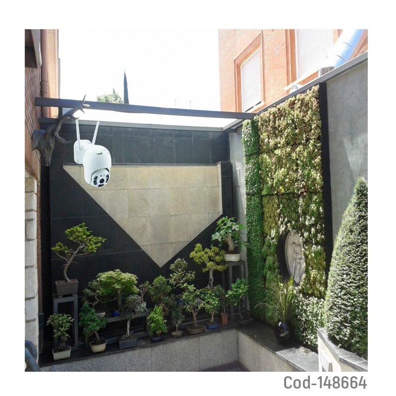 Camara de vigilancia ip 8 led modelo c652x-l con sensor de movimiento, conexion micro tf y lan, controlada por app v360 pro mayorista — imagen 3
