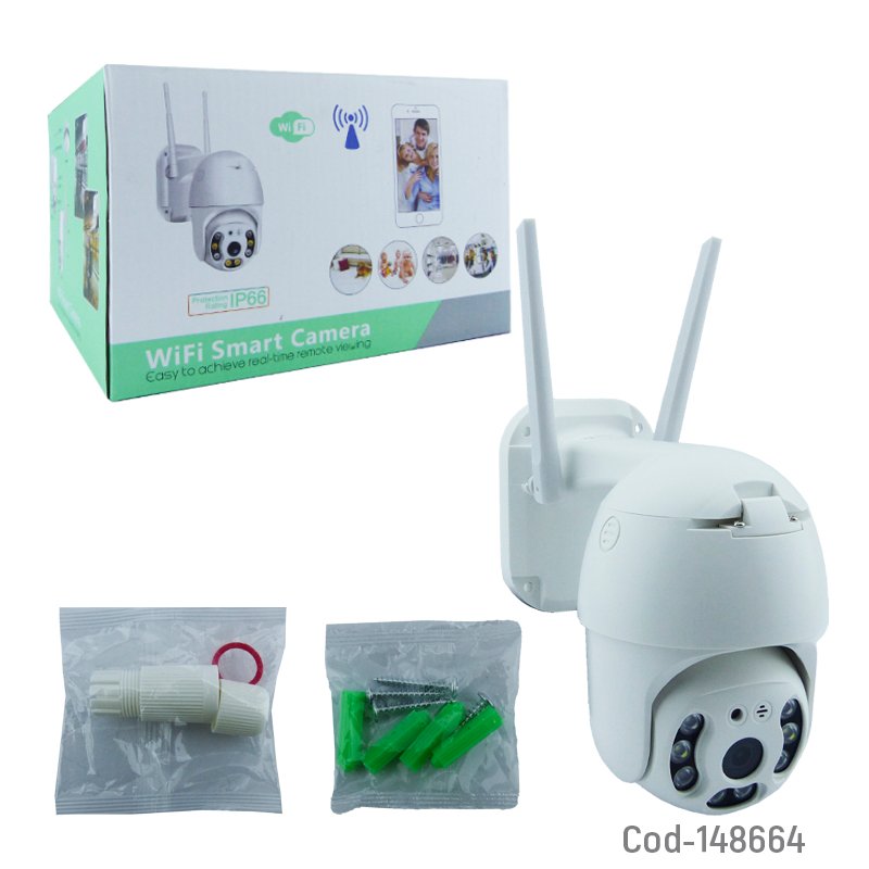 Camara de vigilancia ip 8 led modelo c652x-l con sensor de movimiento, conexion micro tf y lan, controlada por app v360 pro mayorista — imagen 4