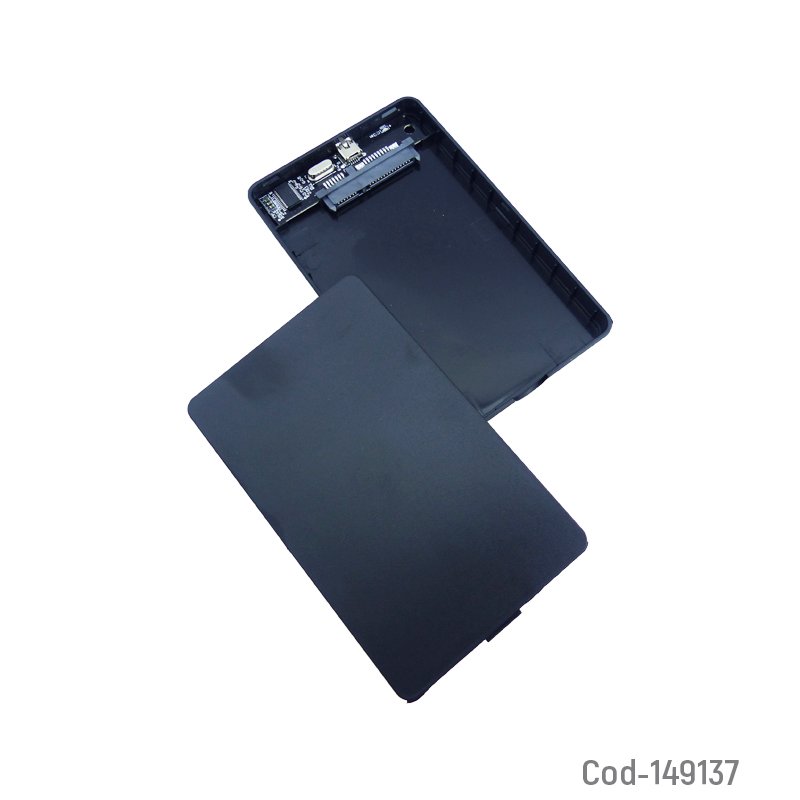 Cofre porta disco duro 2.5 hdd y ssd sata con conexion 2.0 - pack de 10 unidades mayorista — imagen 2
