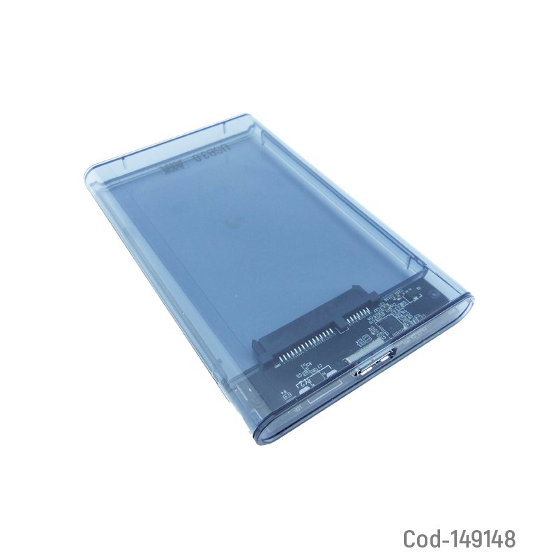 Cofre Porta Disco Duro 2.5 HDD Y SSD SATA Con Conexion 3.0 12.5 cm x 7.8 cm x 1.2 cm por mayor en Chile