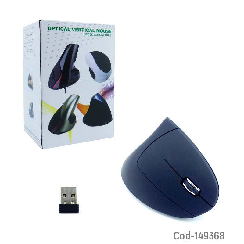 Mouse inalambrico vertical ergonomico a pila. mayorista — imagen 4