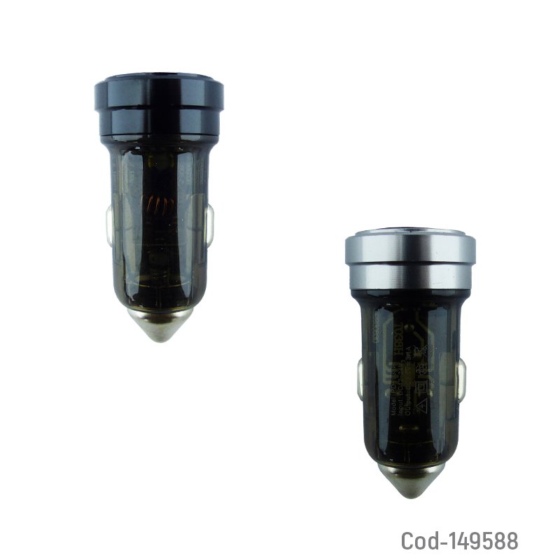 Cargador de 1 usb mas type-c modelo wkn-733 a 12 volt. - pack de 10 unidades mayorista — imagen 3