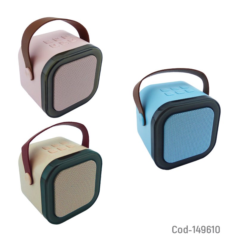 Parlante karaoke portable con microfono, luz y conexion usb, aux y pd. modelo k12 mayorista — imagen 3