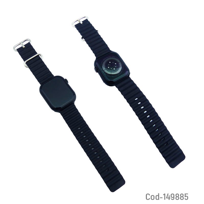 Reloj smartwatch modelo w9 ultra con pantalla 2.1” y notificaciones de redes sociales. mayorista — imagen 2