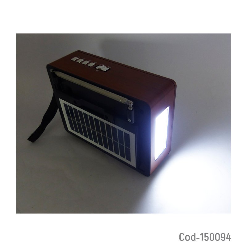 Radio multibanda solar marca kbroad retro, modelo ktf, conectividad bluetooth, fm, tf y aux mayorista — imagen 2