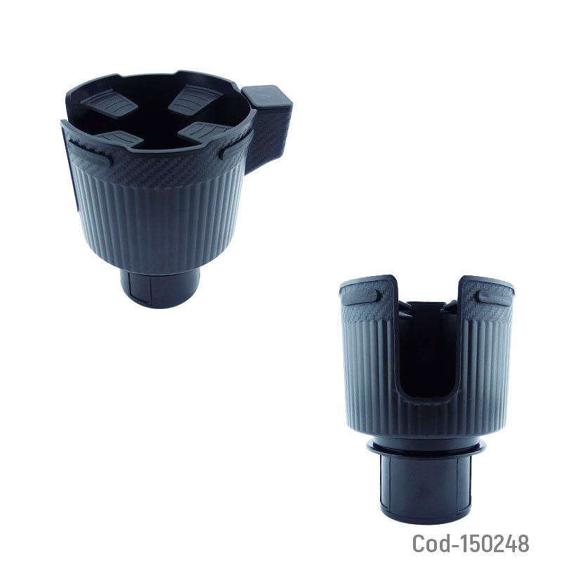 Porta vaso para auto universal modelo ac-2395 con regulador en base mayorista — imagen 2