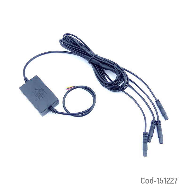 Luz estrobo kit por 4 12 led a 12 -24 volt en colores. mayorista — imagen 2