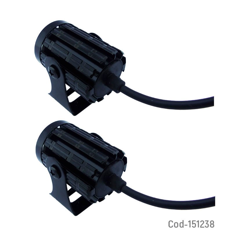 Neblinero led para moto, mini de 18 watt duo color mas swicht interruptor mayorista — imagen 2