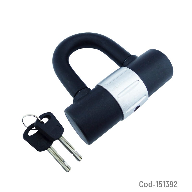 Candado Tipo U Para Cadena De Moto Antirrobo 10.8 cm x 9.5 cm x 3.5 cm por mayor en Chile