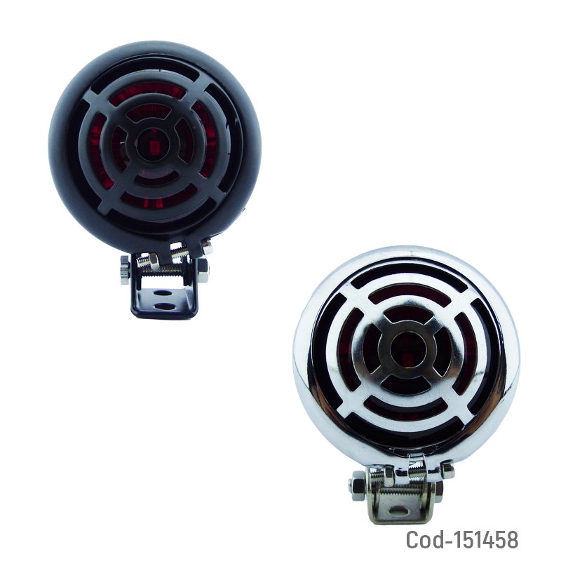 Foco trasero para moto tipo chopper 2 colores mayorista — imagen 4
