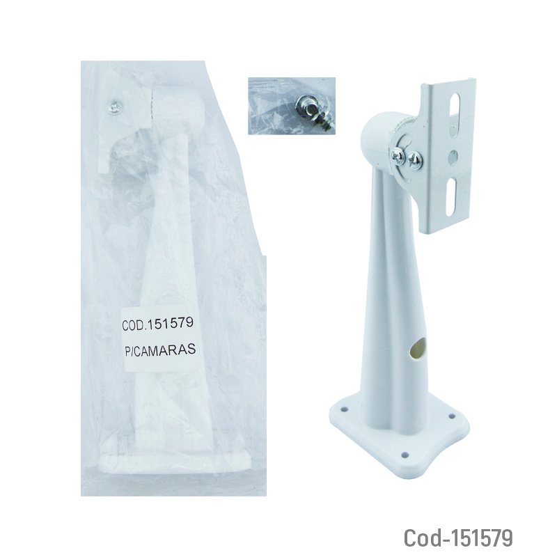 Soporte para camara vigilancia de 20 cm en pvc - pack de 20 unidades mayorista — imagen 3