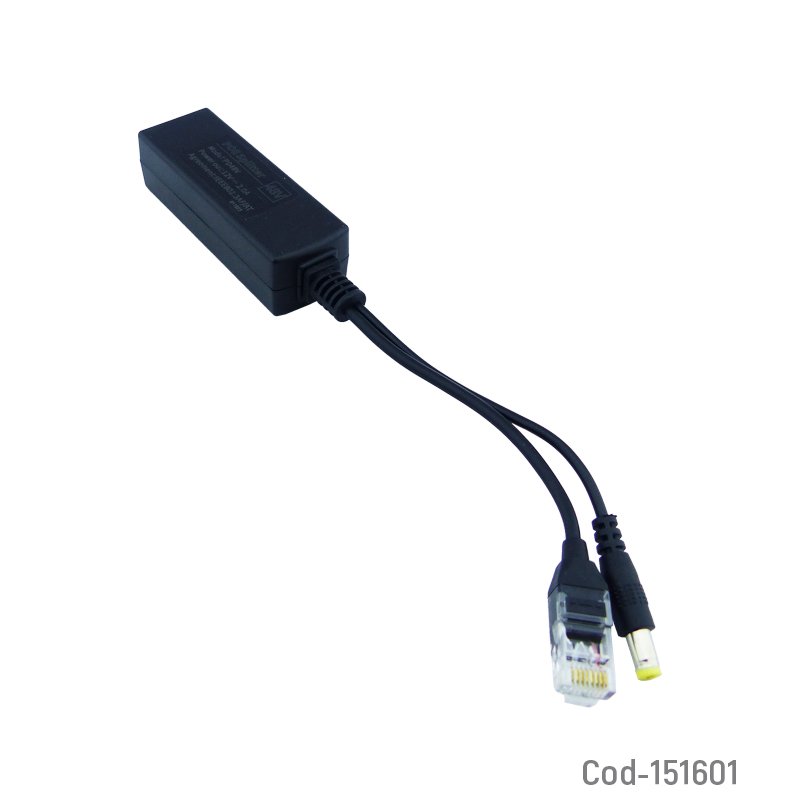 Adaptador POE Spliter De 48 Volt A 12 Volt En 2.0 Amp - Pack de 10 unidades 22.5 cm x 2.7 cm por mayor en Chile