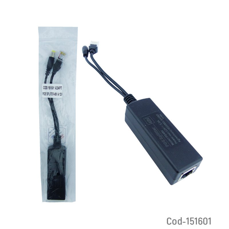 Adaptador poe spliter de 48 volt a 12 volt en 2.0 amp - pack de 10 unidades mayorista — imagen 3