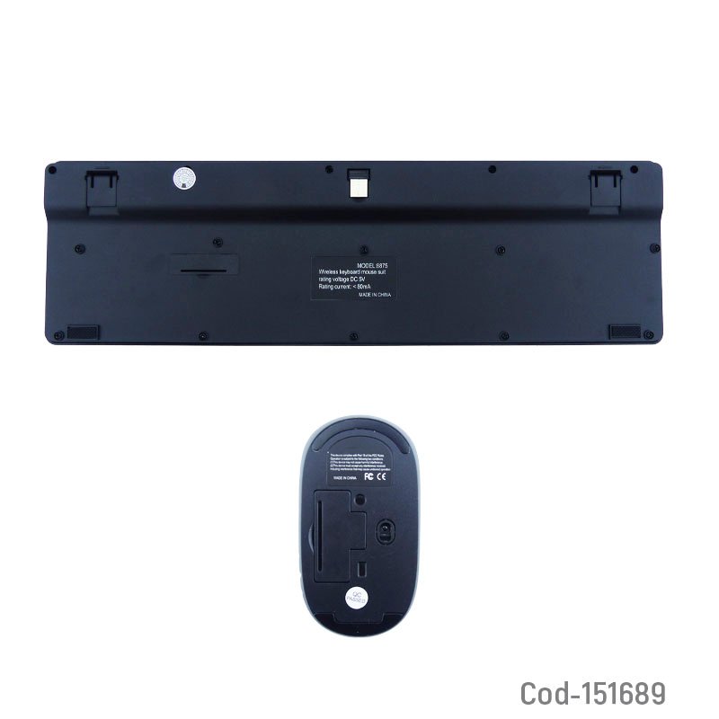 Teclado en español y mouse inalambrico modelo 8875. mayorista — imagen 2