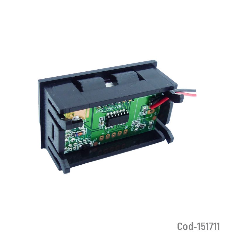 Panel display led voltimetro digital 0-30 vdc ideal para arduino - pack de 10 unidades mayorista — imagen 2