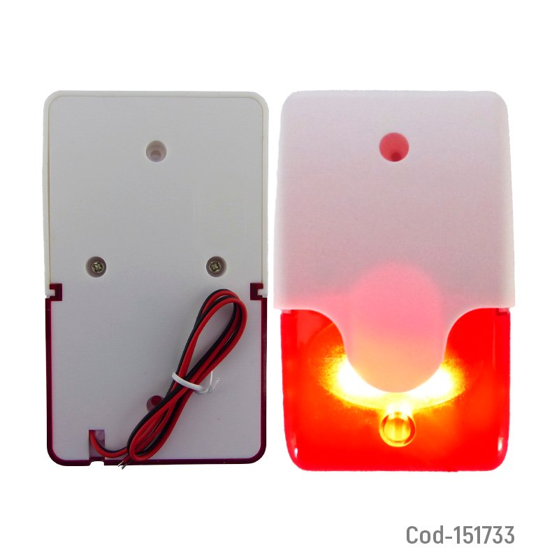 Alarma sirena mini para interiores incendio o robo a 12 volt - pack de 10 unidades mayorista — imagen 2