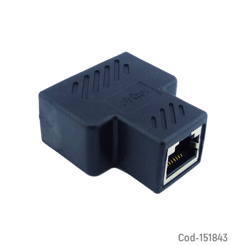 Conector 2 x 1 rj-45 hembra cat 6e/5e hembra - pack de 20 unidades mayorista — imagen 2
