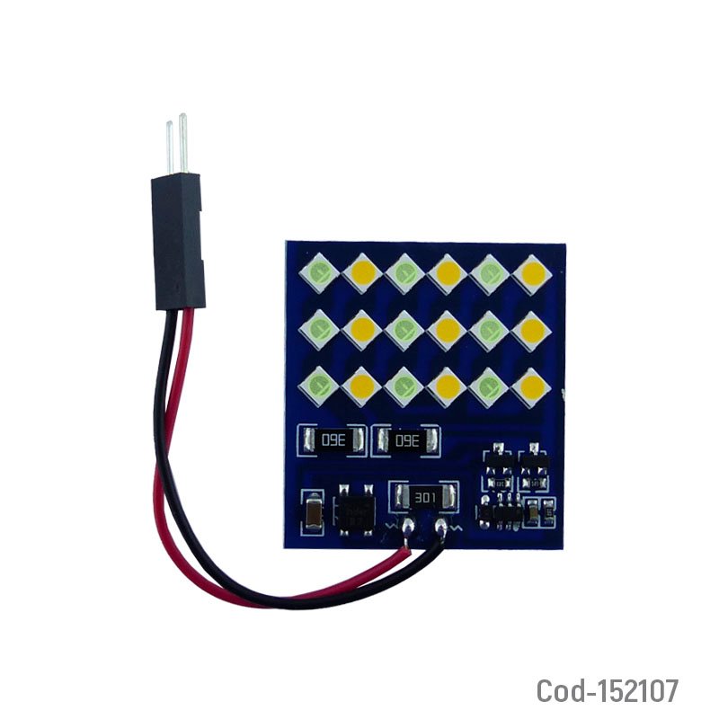 Led x 18 tipo fusible luz azul y calida de 18 led a 12 volt - pack de 10 unidades mayorista — imagen 3