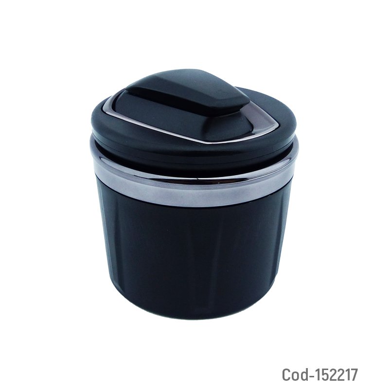Cenicero para auto portatil con luz led porta moneda en caja. - pack de 10 unidades mayorista — imagen 3