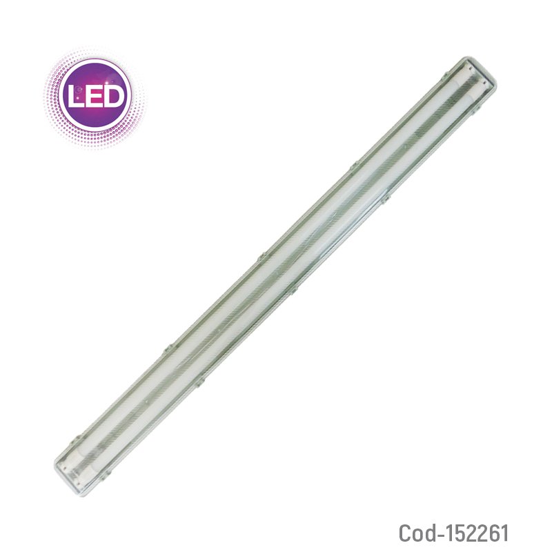 Equipo led estanco hermetico megabrigth 2 x 18 watt de policarbonato. mayorista — imagen 4