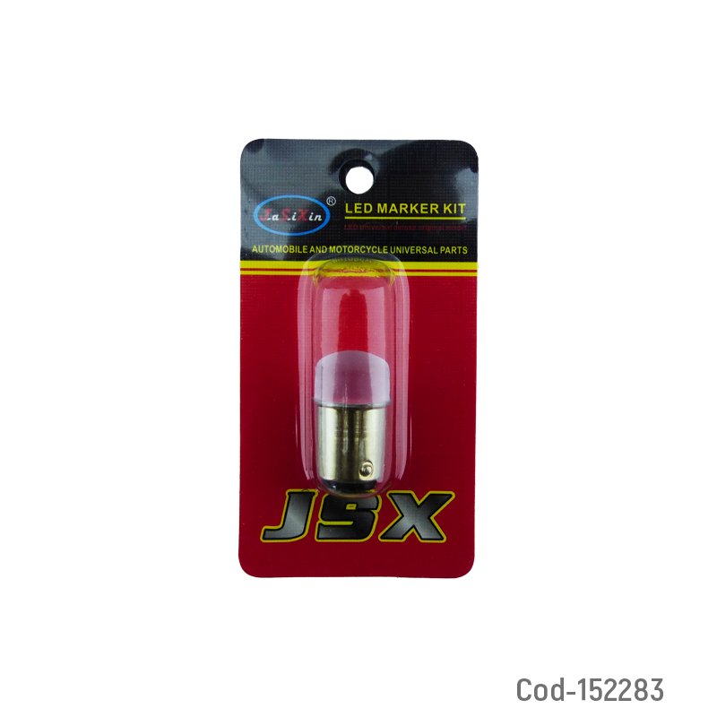 Luz de freno para moto de 9 led fija blanca marca jsx - pack de 20 unidades mayorista — imagen 3