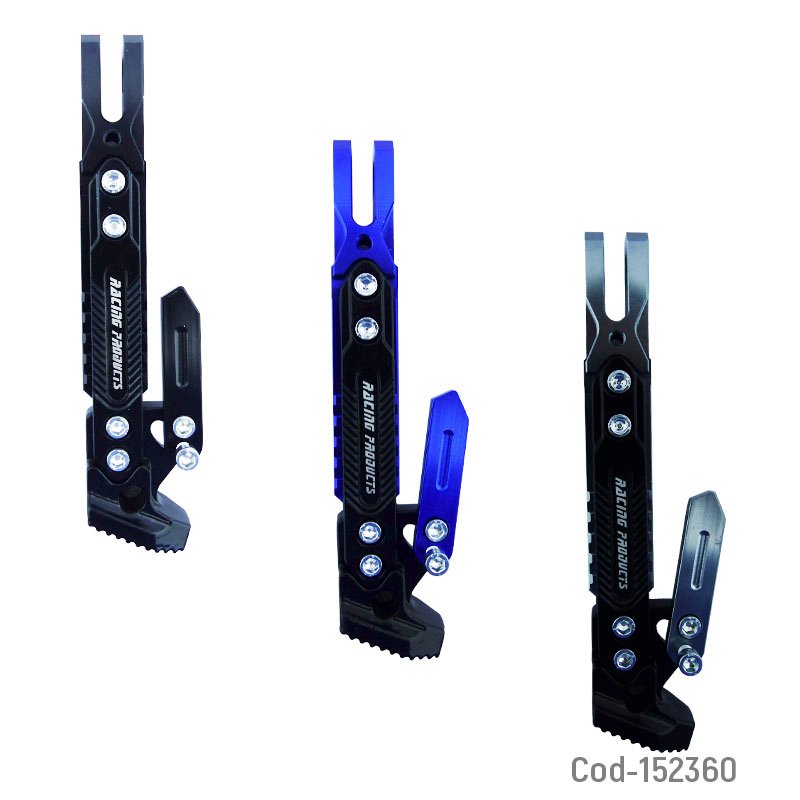 Pata de apoyo para moto universal regulable tipo racing varios colores. mayorista — imagen 2