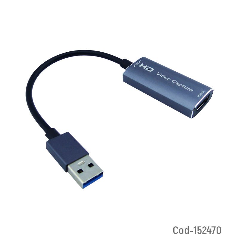 Capturador De Video HDTV De HDMI Con Cable USB, 4K 22 cm x 2.4 cm x 1.1cm por mayor en Chile
