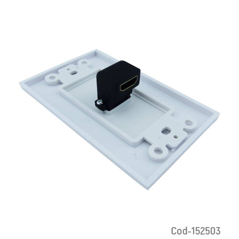Modulo conector hdmi para muro hembra - pack de 10 unidades mayorista — imagen 2