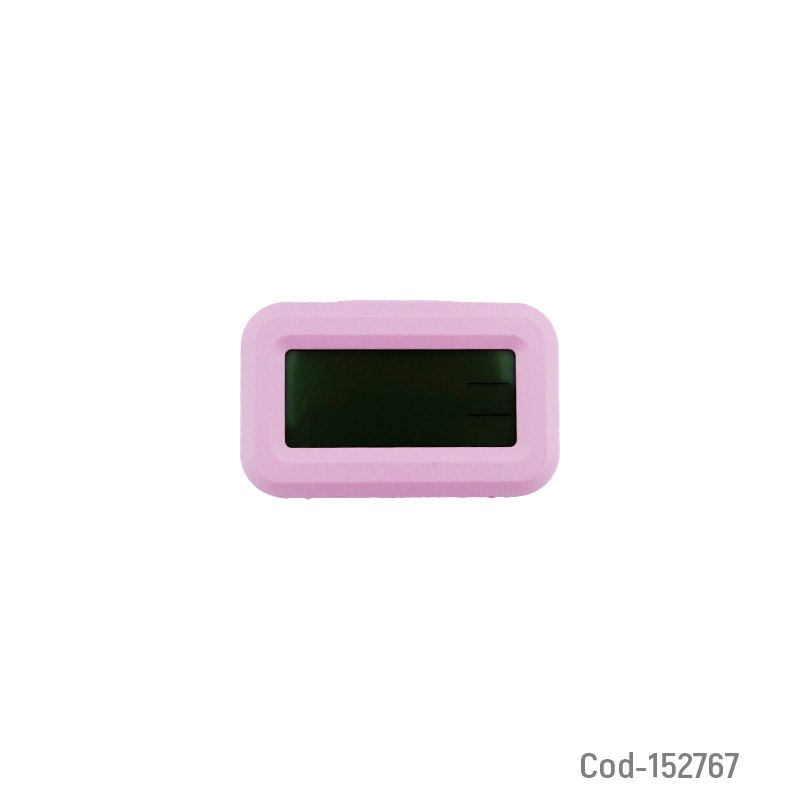 Reloj despertador mini digital mas temperatura con alarma y luz. variedad de colores. - pack de 10 unidades mayorista — imagen 4