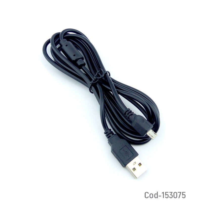 Cable USB Para Cargar Joystick Play 4 De 1.8 Mts Con Filtro. 1.8 Mts por mayor en Chile