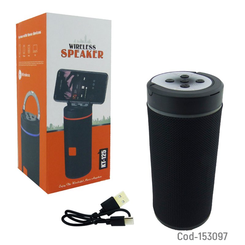 Parlante recargable modelo kt-125 bluetooth. conexion usb y tf. con luz y variedad de colores. mayorista — imagen 4