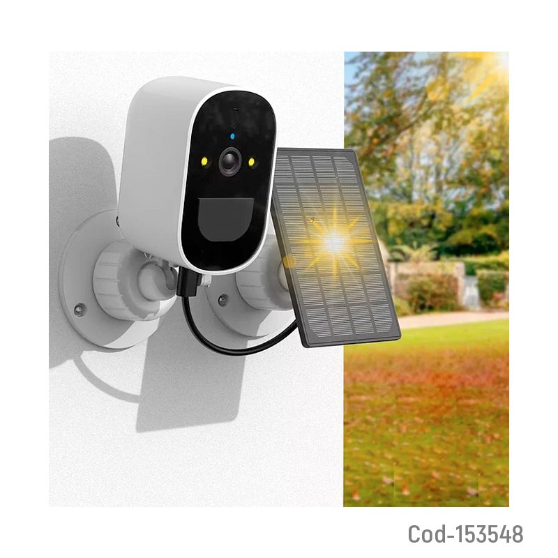 Camara de vigilancia ip wifi modelo jt-8185 con panel solar y vision nocturna marca jortan utiliza app icsee mayorista — imagen 3