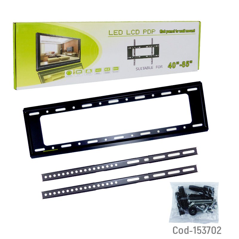 Soporte para tv de 40” a 80” fijo capacidad 40 kg maximo mayorista — imagen 3