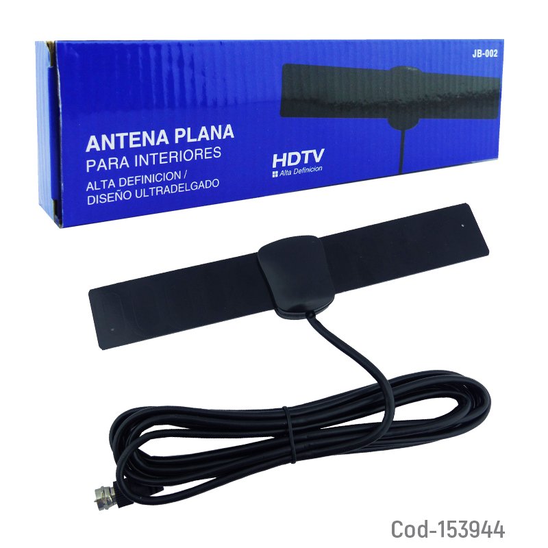 Antena tv digital hdtv modelo jb-003 con cable de 3 mts mayorista — imagen 3