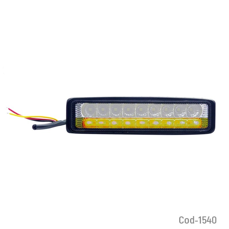 Neblinero duo 18 led 12v. rectangular. set x1. mayorista — imagen 3
